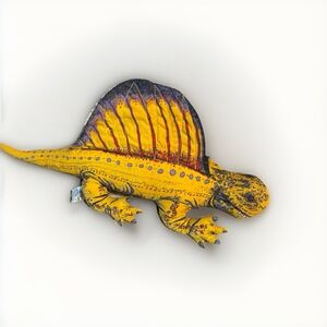 VTG Applause Determined Productions‎ Dimetrodon Dinosaur Plush Stuffed 16" 1992